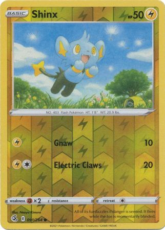 Sword & Shield: Fusion Strike: 091/264 - Shinx - Common Reverse Holo