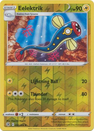 Sword & Shield: Fusion Strike: 096/264 - Eelektrik - Uncommon Reverse Holo