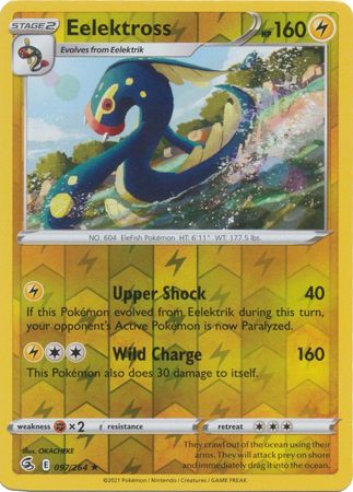Sword & Shield: Fusion Strike: 097/264 - Eelektross - Rare
