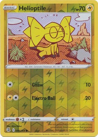 Sword & Shield: Fusion Strike: 098/264 - Helioptile - Common Reverse Holo