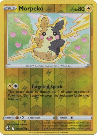 Sword & Shield: Fusion Strike: 109/264 - Morpeko - Common Reverse Holo