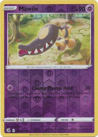 Sword & Shield: Fusion Strike: 119/264 - Mawile - Common Reverse Holo