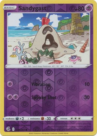 Sword & Shield: Fusion Strike: 125/264 - Sandygast - Common Reverse Holo