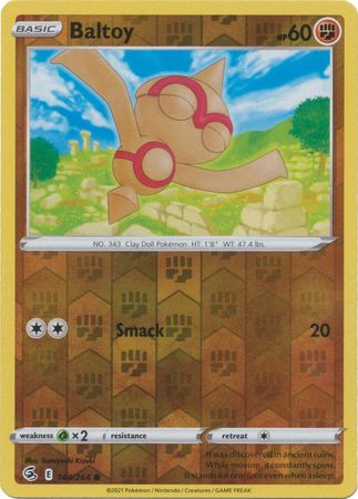 Sword & Shield: Fusion Strike: 144/264 - Baltoy - Common Reverse Holo