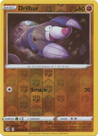 Sword & Shield: 147/264 - Drilbur - Common Reverse Holo
