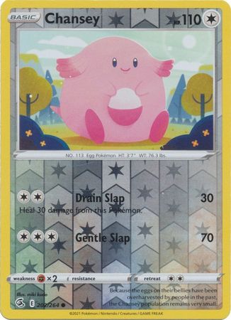 Sword & Shield: Fusion Strike: 202/264 - Chansey - Common Reverse Holo