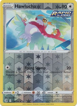 Sword & Shield: Fusion Strike: 216/264 - Hawlucha - Uncommon Reverse Holo