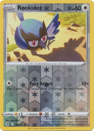 Sword & Shield: Fusion Strike: 219/264 - Rookidee - Common Reverse Holo