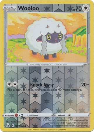 Sword & Shield: Fusion Strike: 222/264 - Wooloo - Common Reverse Holo