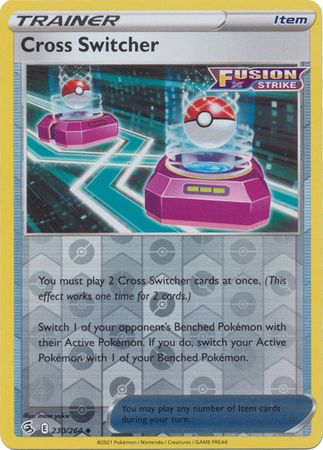 Sword & Shield: Fusion Strike: 230/264 - Cross Switcher - Uncommon Reverse Holo
