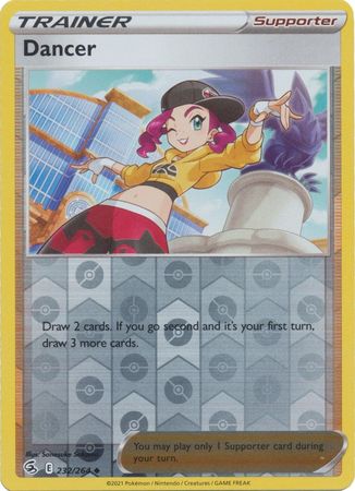Sword & Shield: Fusion Strike: 232/264 - Dancer - Uncommon Reverse Holo