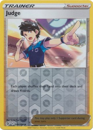 Sword & Shield: Fusion Strike: 235/264 - Judge - Uncommon Reverse Holo
