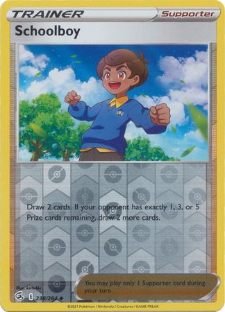 Sword & Shield: Fusion Strike: 238/264 - Schoolboy - Uncommon Reverse Holo
