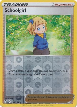 Sword & Shield: Fusion Strike: 239/264 - Schoolgirl - Uncommon Reverse Holo