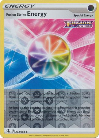 Sword & Shield: Fusion Strike: 244/264 - Energy - Uncommon Reverse Holo