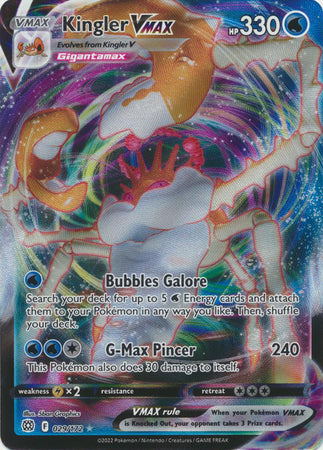 Sword & Shield: Brilliant Stars : 029/172 - Kingler VMAX - Ultra Rare