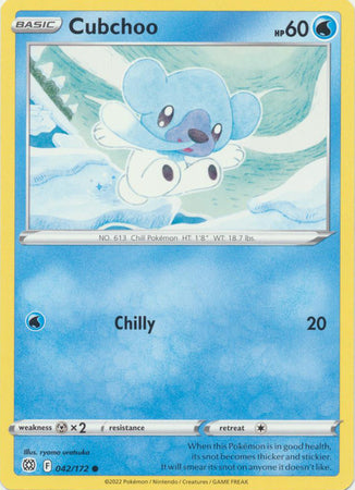 Sword & Shield: Brilliant Stars : 042/172 - Cubchoo - Common