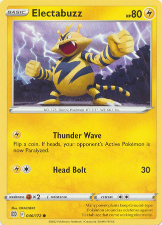 Sword & Shield: Brilliant Stars : 046/172 - Electabuzz - Common