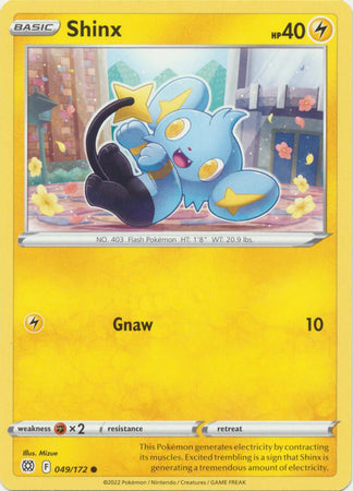 Sword & Shield: Brilliant Stars : 049/172 - Shinx - Common