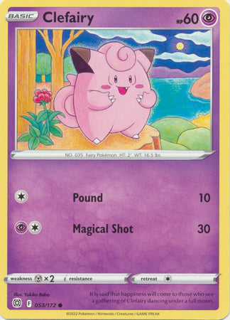 Sword & Shield: Brilliant Stars : 053/172 - Clefairy - Common