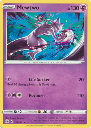 Sword & Shield: Brilliant Stars : 056/172 - Mewtwo - Rare
