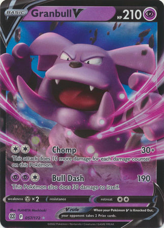 Sword & Shield: Brilliant Stars : 057/172 - Granbull V - Ultra Rare