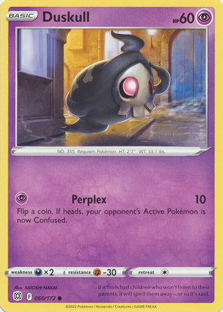 Sword & Shield: Brilliant Stars : 060/172 - Duskull - Common