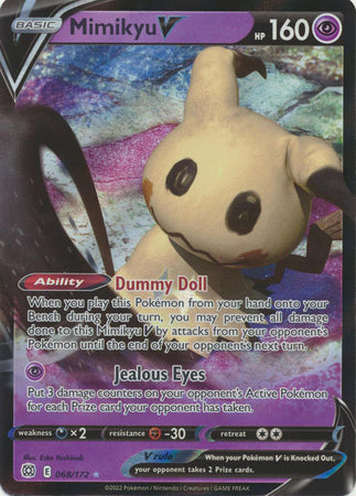 Sword & Shield: Brilliant Stars : 068/172 - Mimikyu V - Ultra Rare