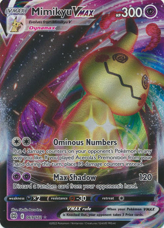 Sword & Shield: Brilliant Stars : 069/172 - Mimikyu VMAX - Ultra Rare
