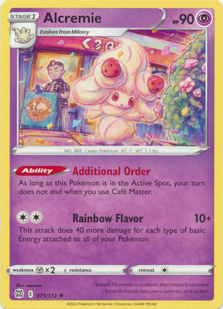 Sword & Shield: Brilliant Stars : 071/172 - Alcremie - Rare