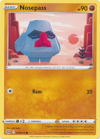 Sword & Shield: Brilliant Stars : 073/172 - Nosepass - Common