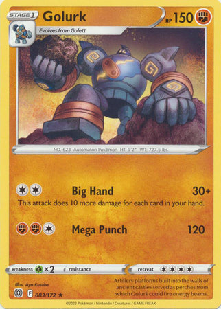 Sword & Shield: Brilliant Stars : 083/172 - Golurk - Rare