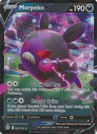 Sword & Shield: Brilliant Stars :  095/172 - Morpeko V - Ultra Rare