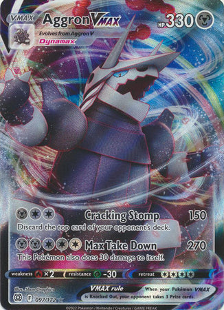 Sword & Shield: Brilliant Stars : 097/172 - Aggron VMAX - Ultra Rare