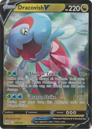 Sword & Shield: Brilliant Stars : 114/172 - Dracovish V - Ultra Rare