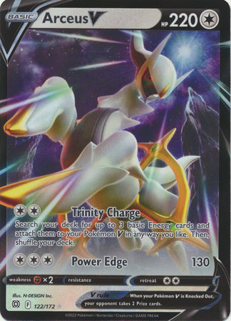 Sword & Shield: Brilliant Stars : 122/172 - Arceus V - Ultra Rare