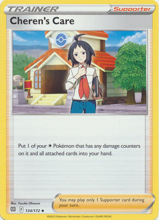 Sword & Shield: Brilliant Stars : 134/172 - Cheren's Care - Uncommon