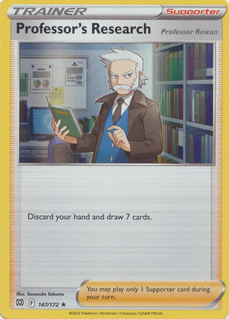 Sword & Shield: Brilliant Stars : 147/172 - Professor's Research - Holo Rare