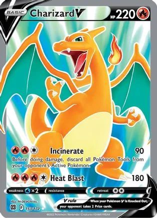 Sword & Shield: Brilliant Stars : 153/172 - Charizard V - Full Art Ultra Rare