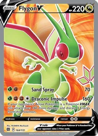 Sword & Shield: Brilliant Stars : 164/172 - Flygon V - Full Art Ultra Rare