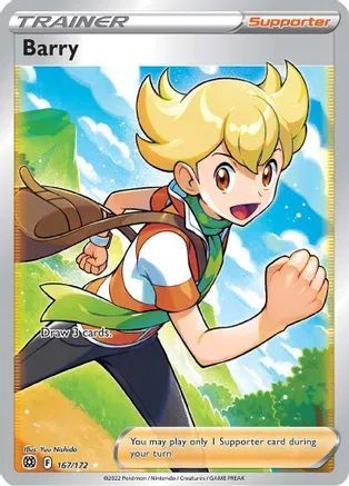 Sword & Shield: Brilliant Stars : 167/172 - Barry - Full Art Ultra Rare