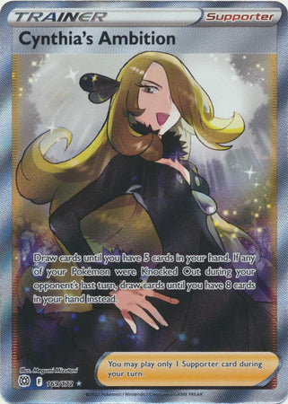 Sword & Shield: Brilliant Stars : 169/172 - Cynthia's Ambition - Full Art Ultra Rare