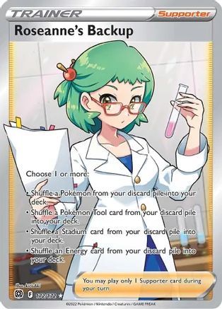 Sword & Shield: Brilliant Stars :  172/172 - Roseanne's Backup - Full Art Ultra Rare