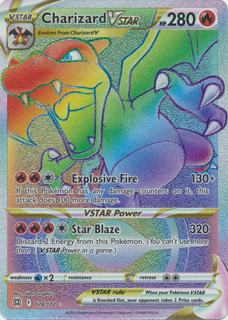 Sword & Shield: Brilliant Stars : 174/172 - Charizard VSTAR - Hyper Rare