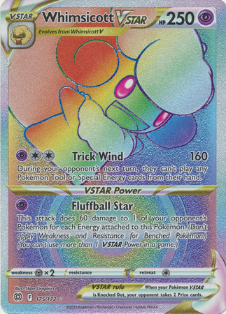 Sword & Shield: Brilliant Stars: 175/172 - Whimsicott VSTAR - Hyper Rare