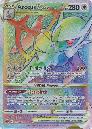 Sword & Shield: Brilliant Stars : 176/172 - Arceus VSTAR - Hyper Rare