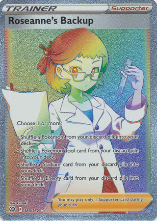 Sword & Shield: Brilliant Stars : 180/172 - Roseanne's Backup - Hyper Rare