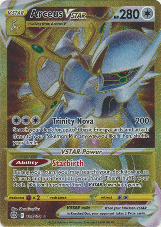 Sword & Shield: Brilliant Stars : 184/172 - Arceus VSTAR - Secret Rare