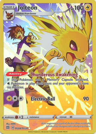 Sword & Shield: Brilliant Stars : TG04/TG30 - Jolteon - Holo Rare