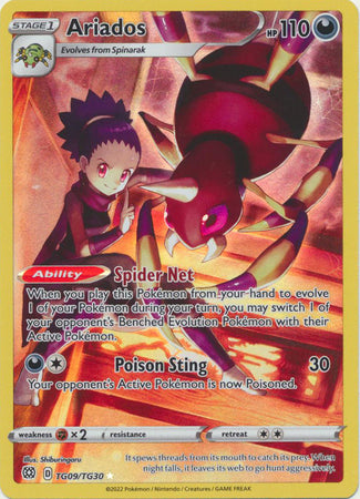 Sword & Shield: Brilliant Stars : TG09/TG30 - Ariados - Holo Rare